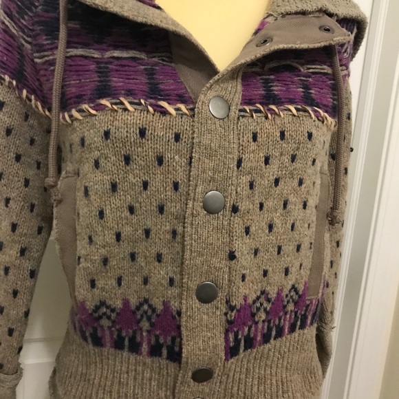 Free People On My Way hooded sweater Small - Picture 5 of 8